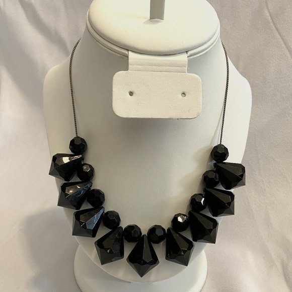 Chunky geometric statement necklace - Picture 1 of 4